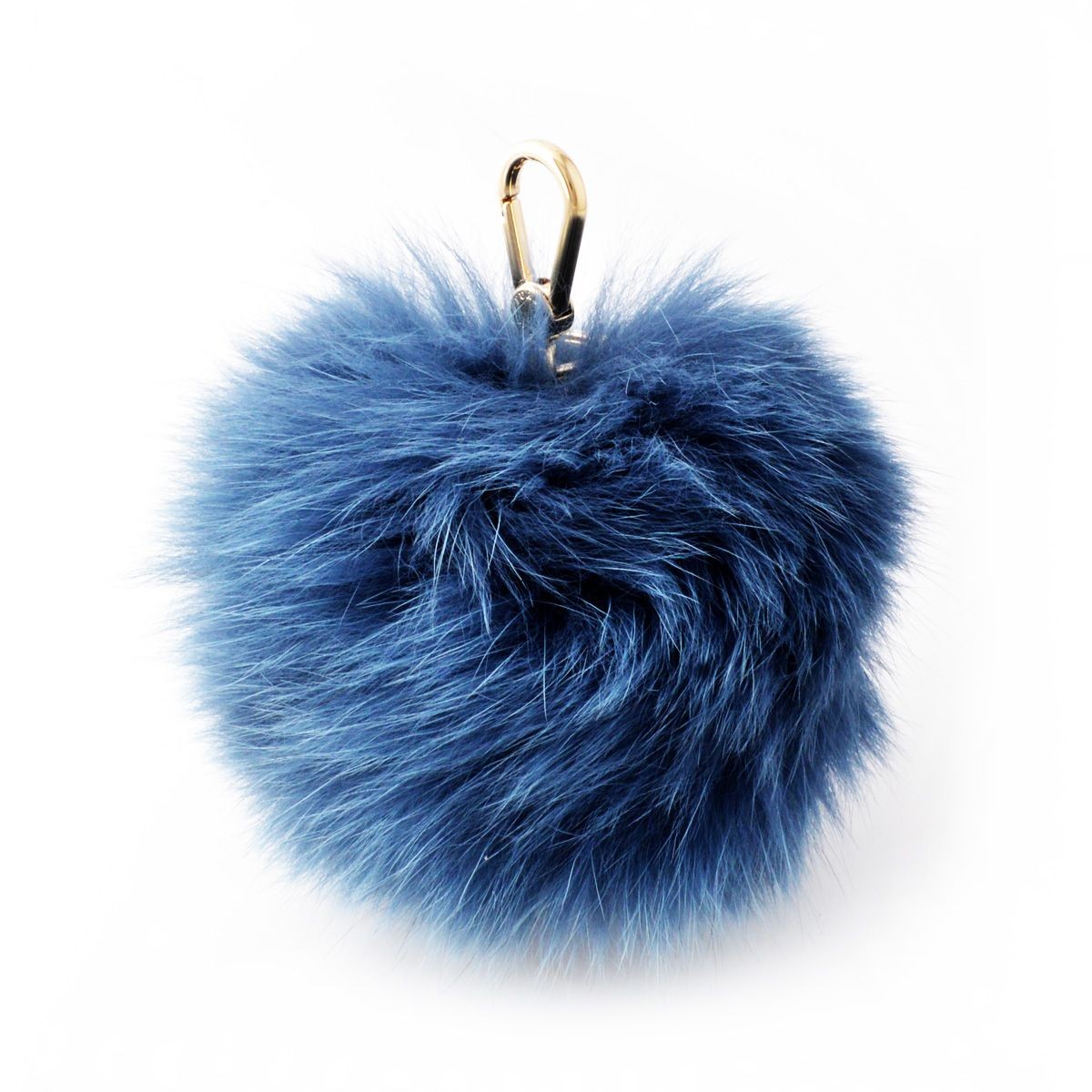 フルラ FURLA 828865 RI89 PZ0 BLU COBALTO バッブル ファー キーリング バッグチャーム BUBBLE KEYRING PON PON MONOCOL