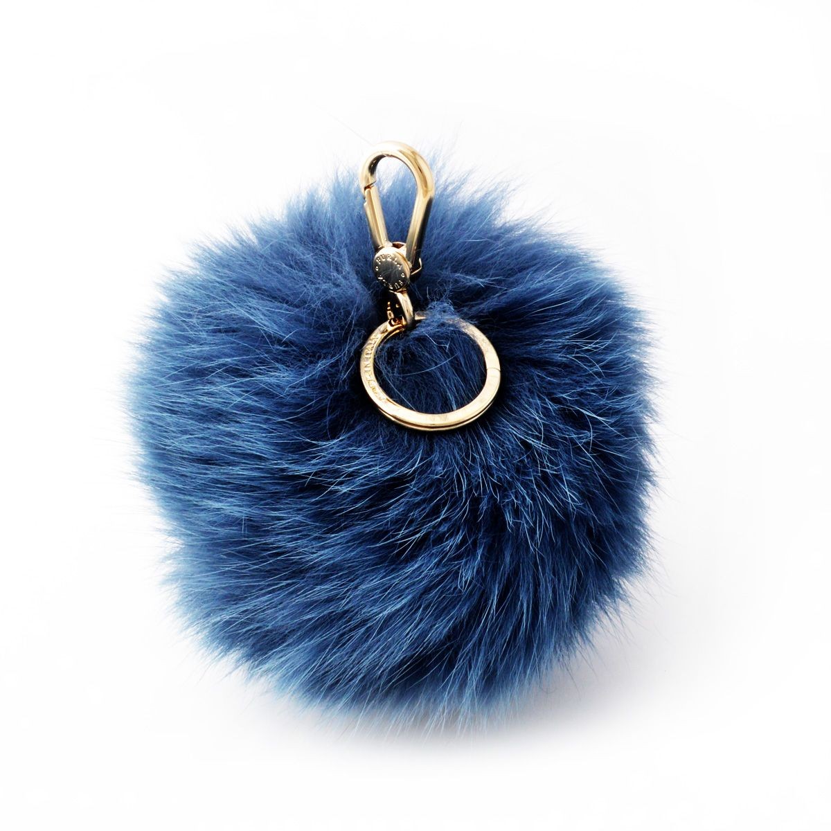 フルラ FURLA 828865 RI89 PZ0 BLU COBALTO バッブル ファー キーリング バッグチャーム BUBBLE KEYRING PON PON MONOCOL