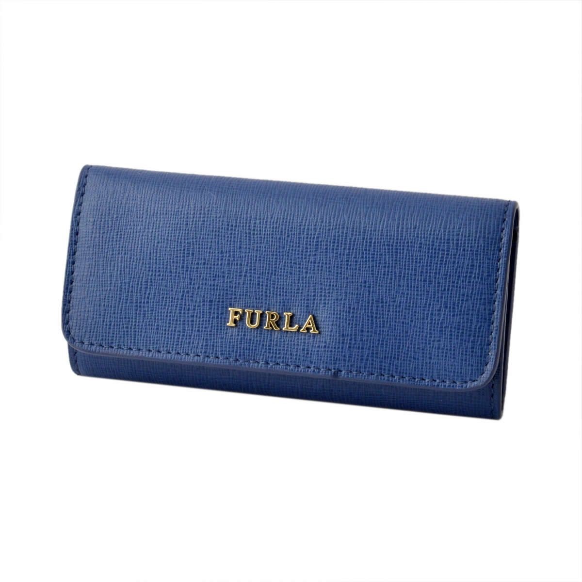 フルラ FURLA 828760 RJ09 B30 BLU COBALTO バビロン 6連 キーケース BABYLON KEYCASE LUNGO