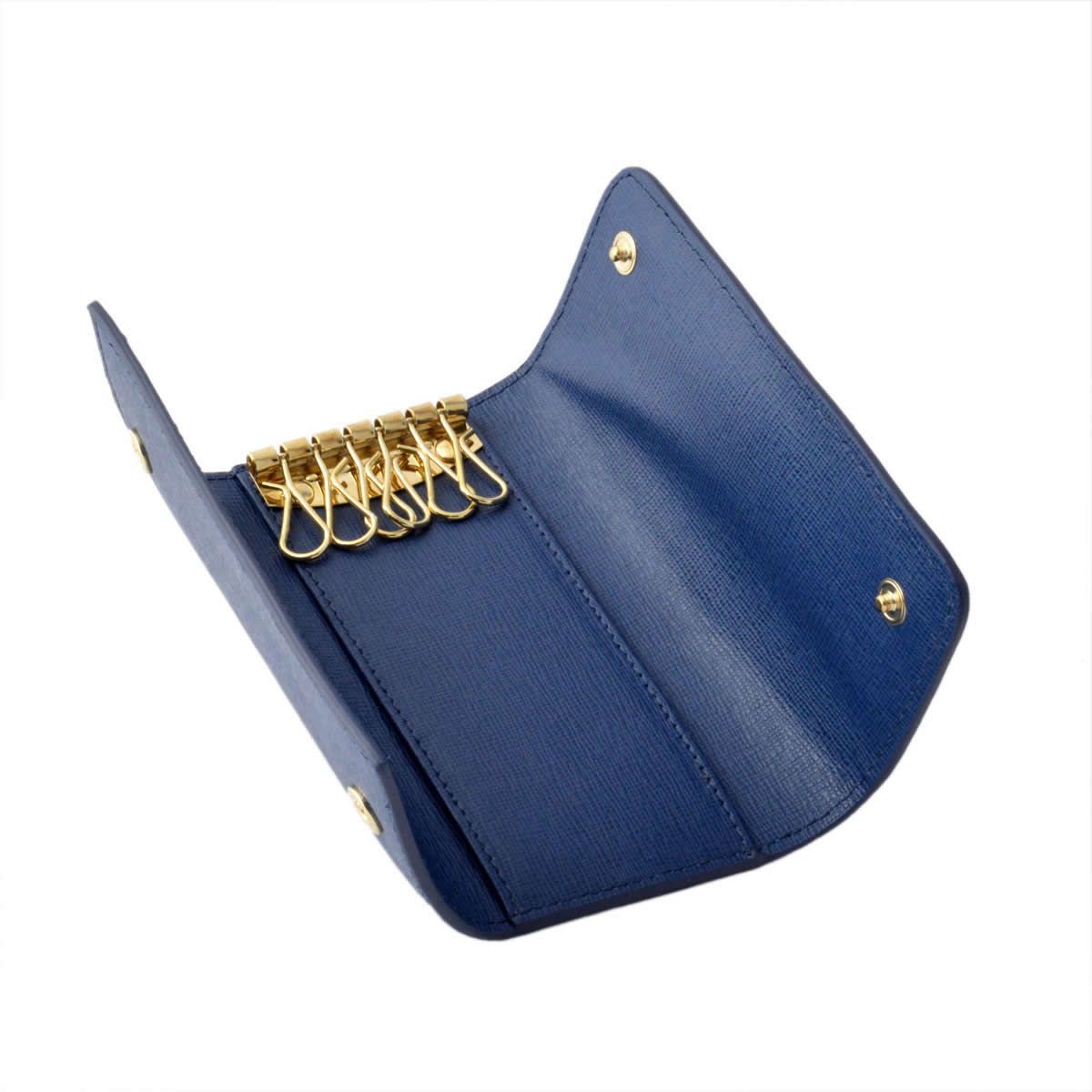 フルラ FURLA 828760 RJ09 B30 BLU COBALTO バビロン 6連 キーケース BABYLON KEYCASE LUNGO
