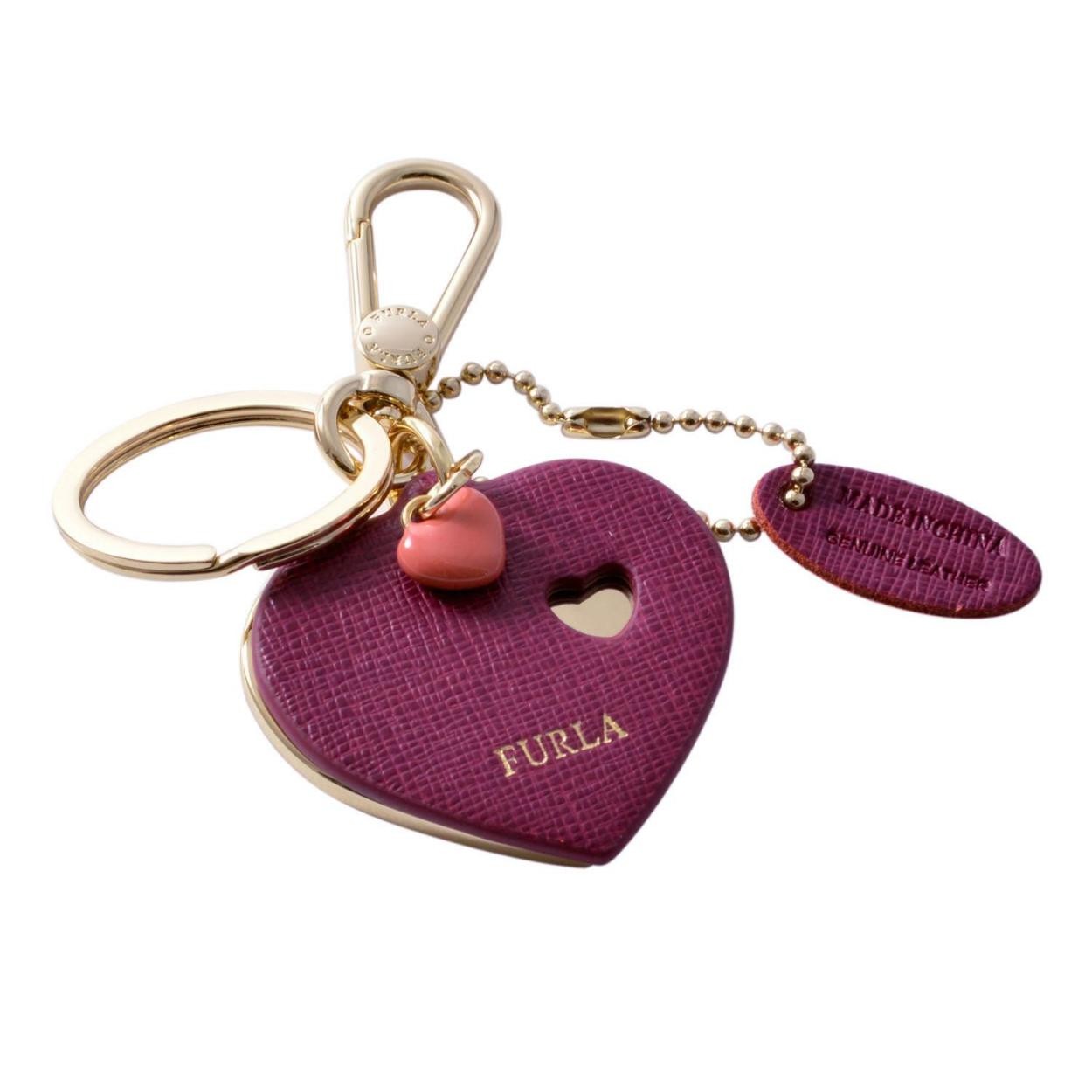 フルラ FURLA 904979 AMARENA RG57 MTS ハートモチーフ キーリング バッグチャーム VENUS KEYRING DOPPIO CUORE