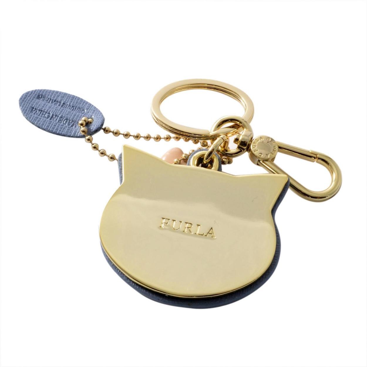 フルラ FURLA 905018 TEMPESTA RN45 MTS 猫モチーフ キーリング バッグチャーム VENUS KEYRING CAT