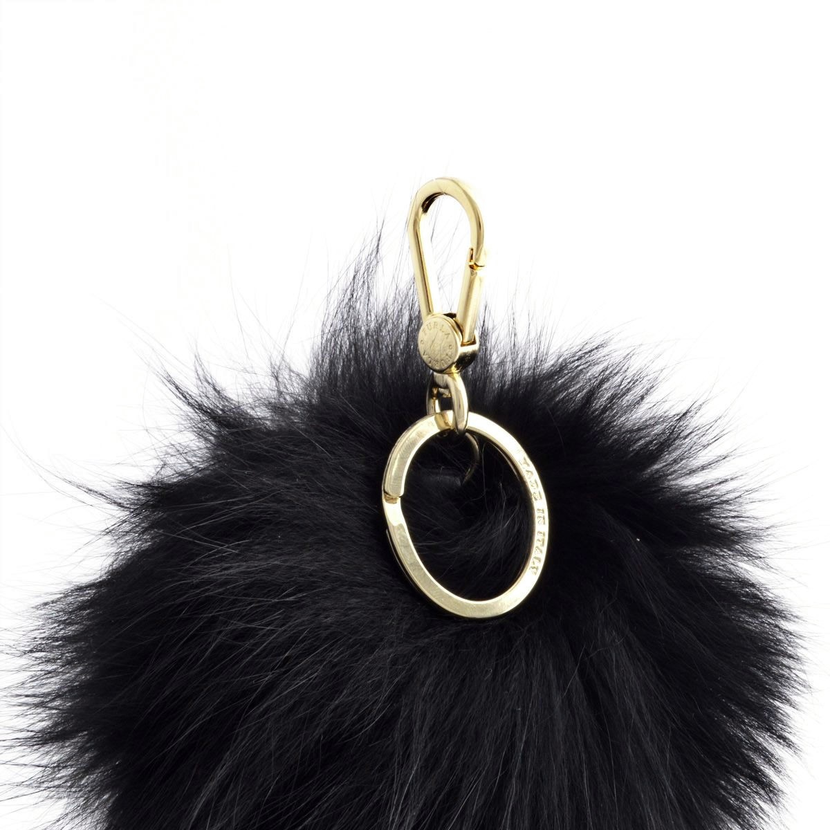 フルラ FURLA 790215 RI89 PZ0 ONYX バッブル ファー キーリング バッグチャーム BUBBLE KEYRING PON PON MONOCOL
