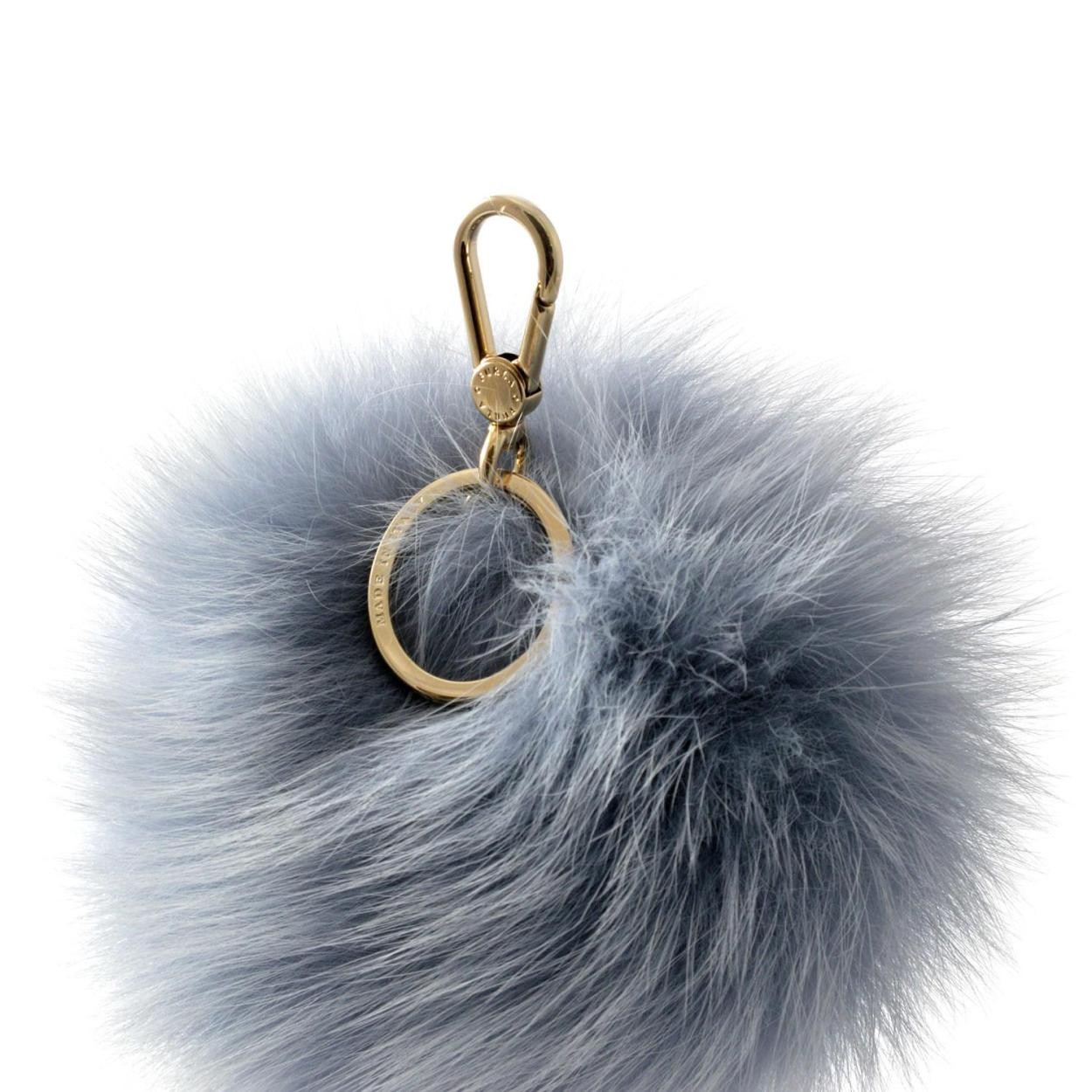 フルラ FURLA 904803 TEMPESTA RI89 PZ0 バッブル ファー キーリング バッグチャーム BUBBLE KEYRING PON PON MONOCOL