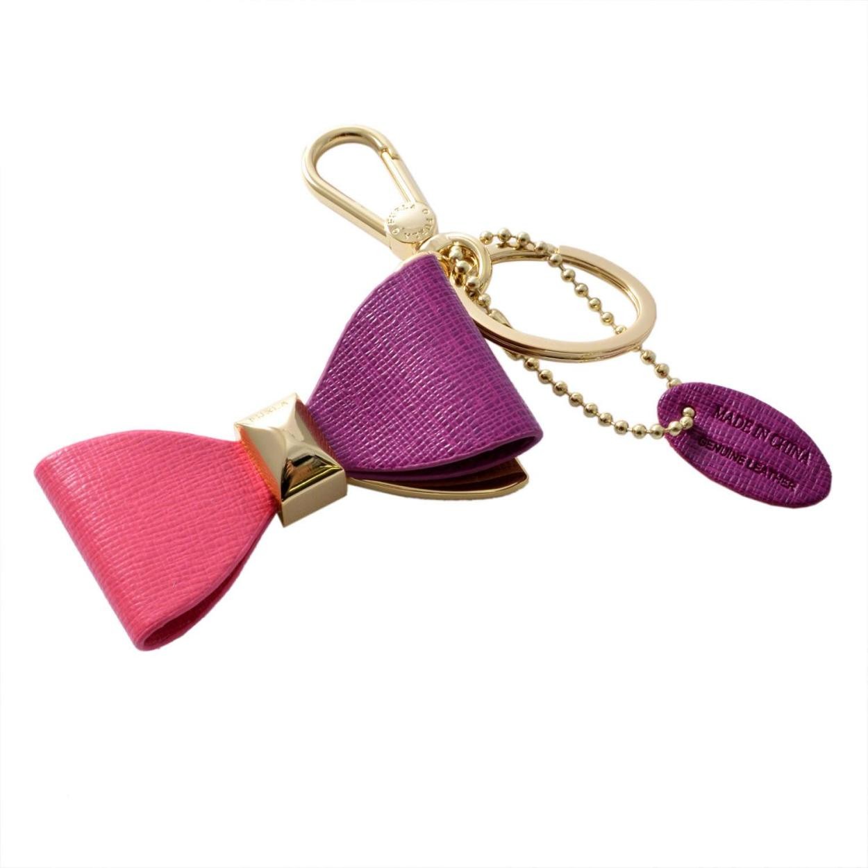 フルラ FURLA 904986 AMARENA RH55 MTS カラーブロック リボンモチーフ キーリング バッグチャーム VENUS KEYRING FIOCCO