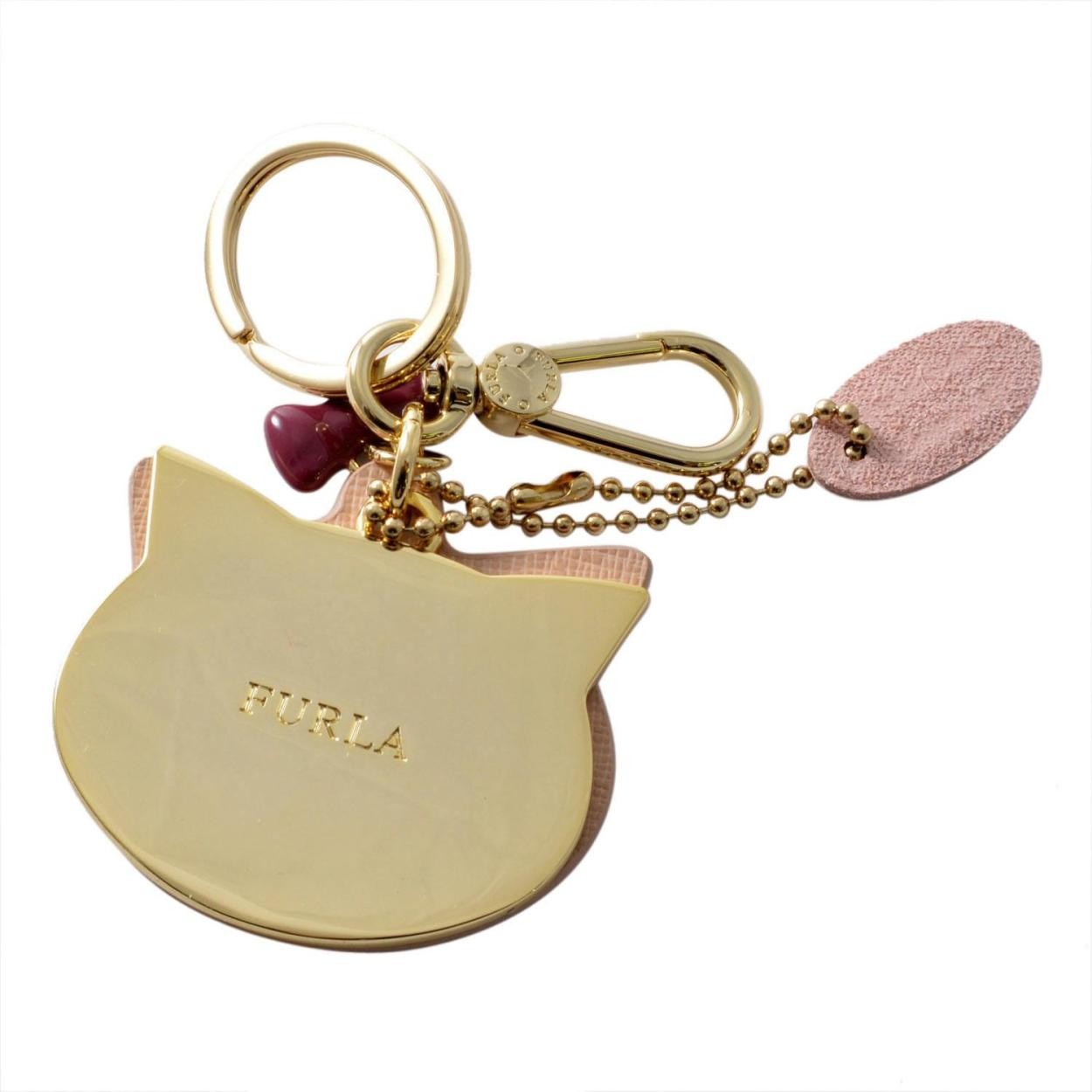 フルラ FURLA 905019 MOONSTONE RN45 MTS 猫モチーフ キーリング バッグチャーム VENUS KEYRING CAT