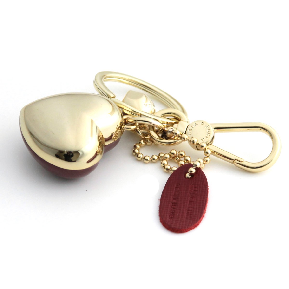 フルラ FURLA 920809 CILIEGIA RH95 MES ハート 3D キーリング バッグチャーム 3D KEYRING CUORE PICCOLO