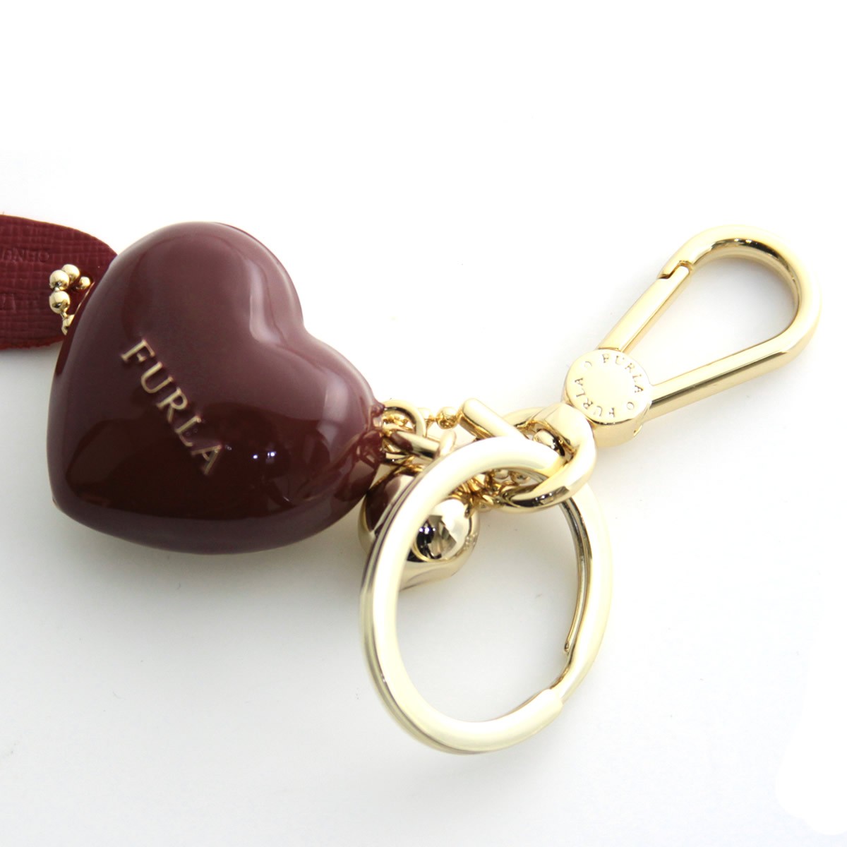 フルラ FURLA 920809 CILIEGIA RH95 MES ハート 3D キーリング バッグチャーム 3D KEYRING CUORE PICCOLO