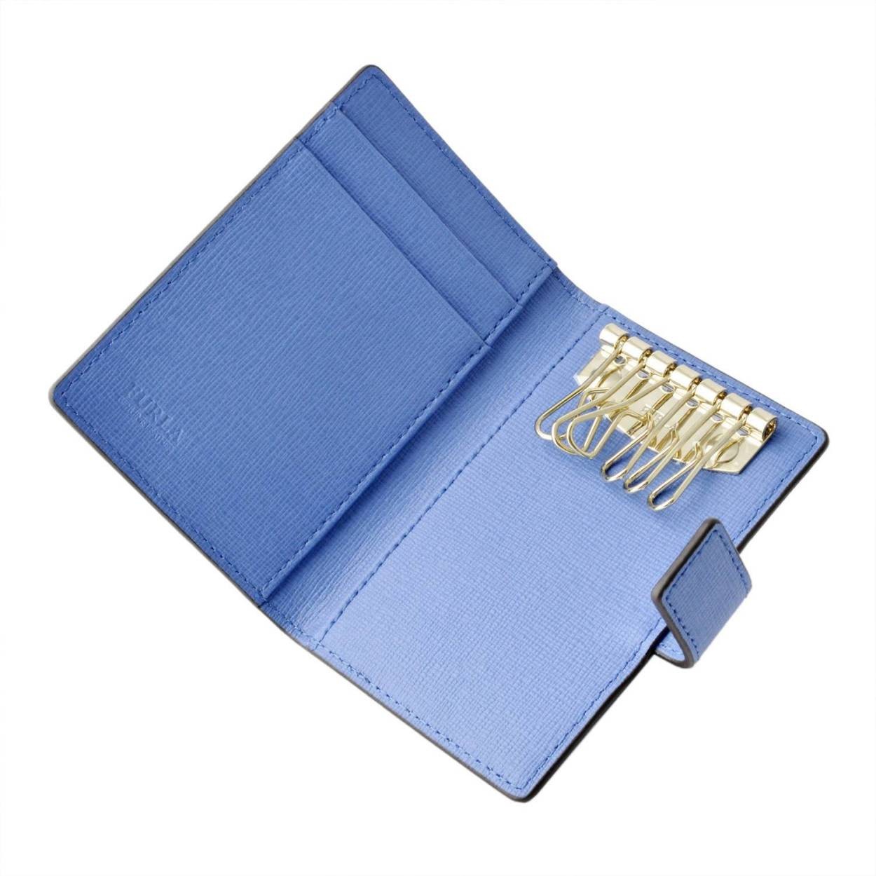 フルラ FURLA 939936 CELESTE RQ16 B30 バビロン カードケース付 6連 キーケース BABYLON KEYCASE S W/CARD SLOT