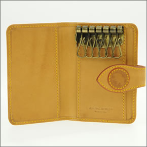 ハンティングワールド BATTUE SURPASS バチューサーパス 6連キーケース カードケース グリーン/ナチュラル 935 920 GREEN/NATURAL