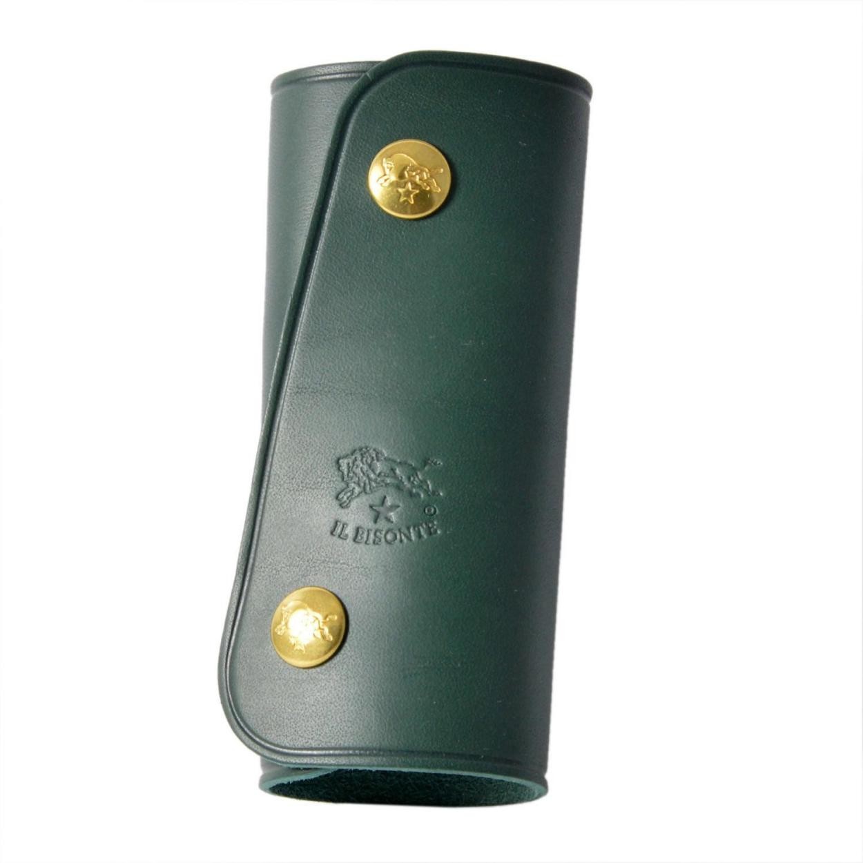 イルビゾンテ IL BISONTE C0799 P 293 Verde 三つ折り 4連 キーケース KEYRING