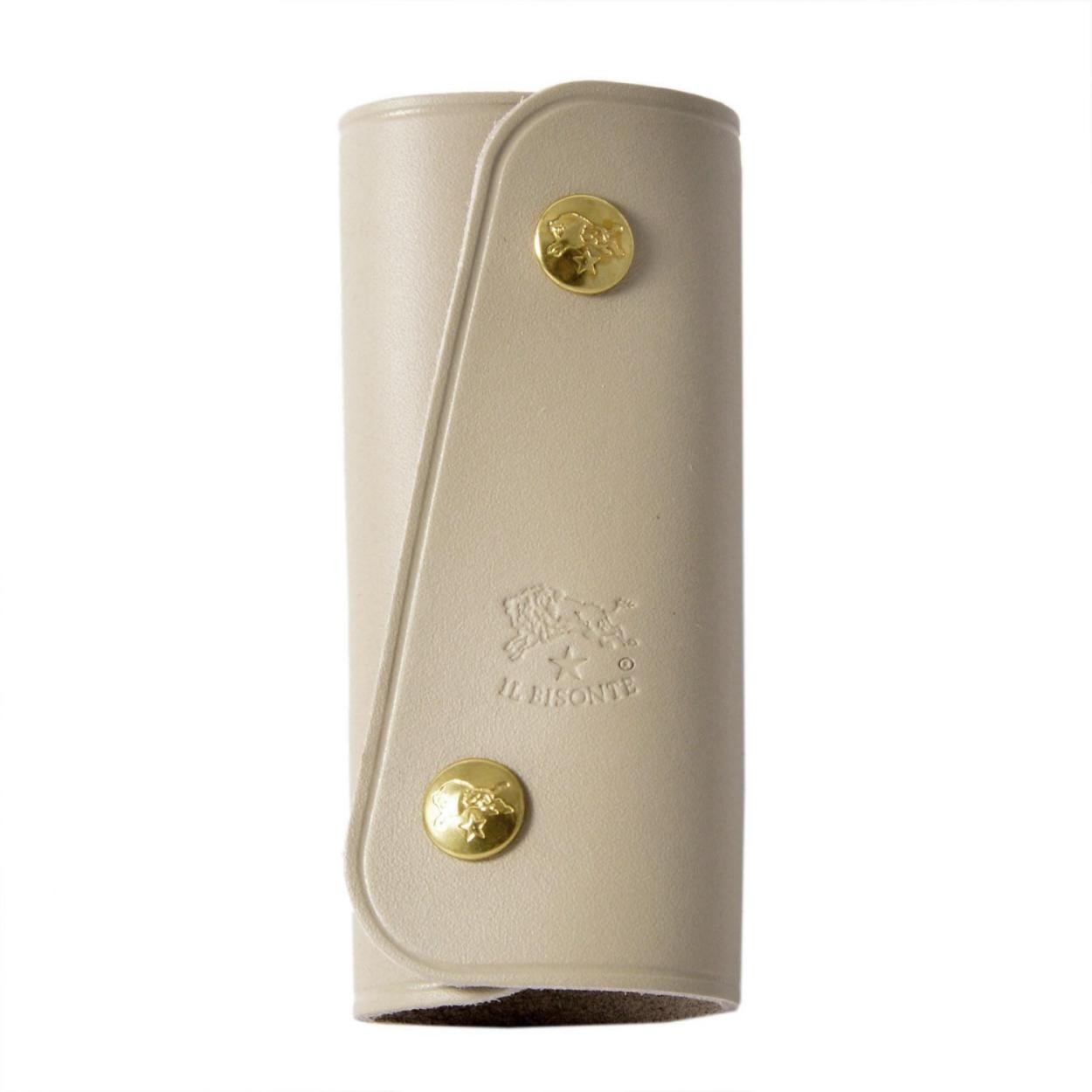 イルビゾンテ IL BISONTE C0799 P 810 Taupe 三つ折り 4連 キーケース KEYRING