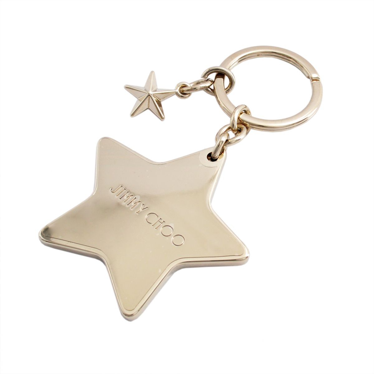 ジミーチュウ JIMMY CHOO STELLINA/ETZ 161 CORAL PINK スター キーホルダー キーリング バッグチャーム