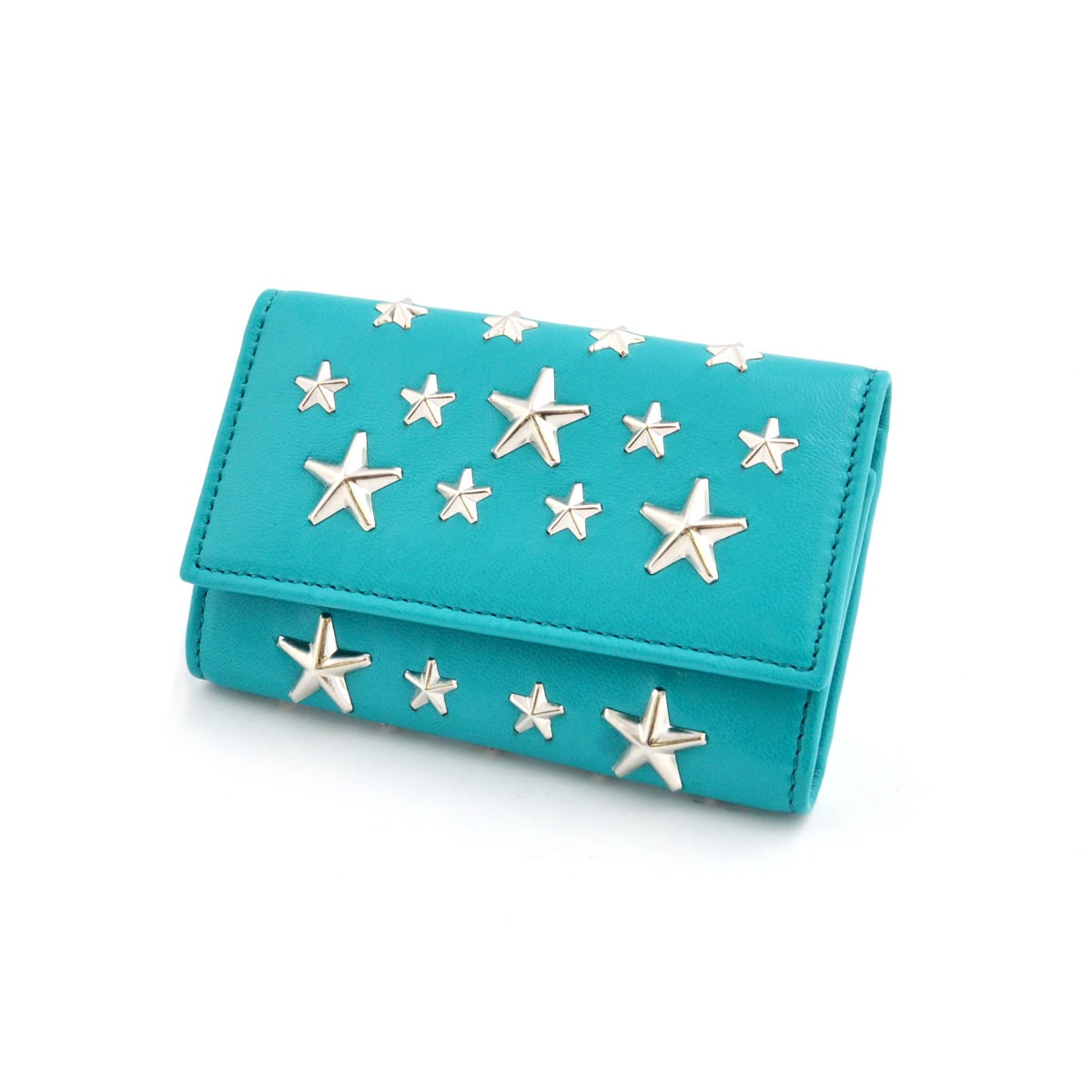 ジミーチュウ JIMMY CHOO NEPTUNE/CST 161 MALIBU スタースタッズ 6連キーケース