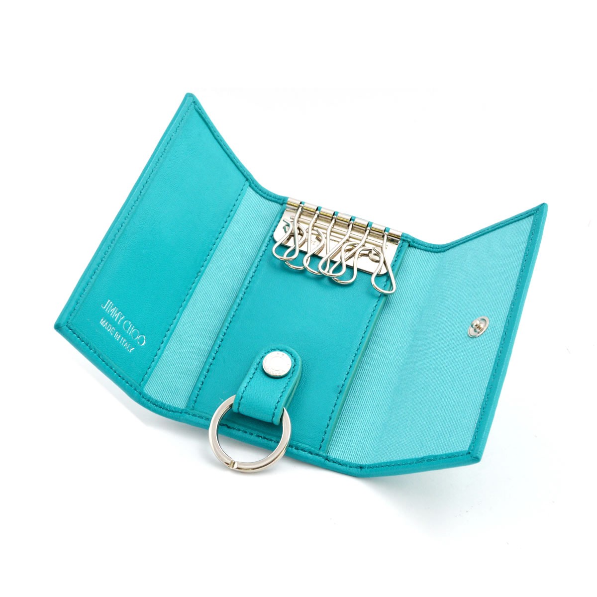 ジミーチュウ JIMMY CHOO NEPTUNE/CST 161 MALIBU スタースタッズ 6連キーケース