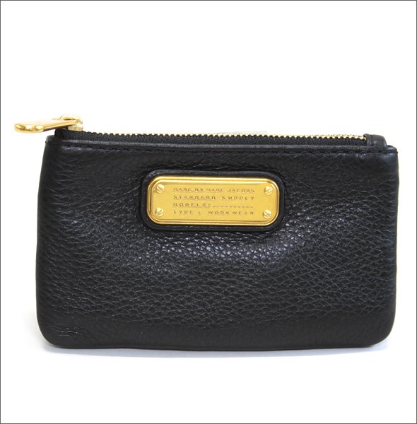マークバイマークジェイコブス M0005359 001 Black New Q Key Pouch Black キーリング付 コインケース マルチポーチ ≪2015AW≫