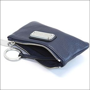 マークバイマークジェイコブス M0005359 484 India Ink New Q Key Pouch Black キーリング付 コインケース マルチポーチ ≪2015AW≫