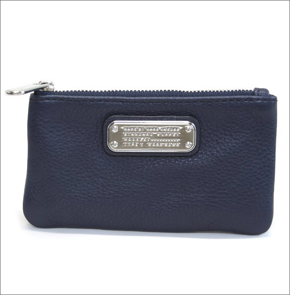 マークバイマークジェイコブス M0005359 484 India Ink New Q Key Pouch Black キーリング付 コインケース マルチポーチ ≪2015AW≫