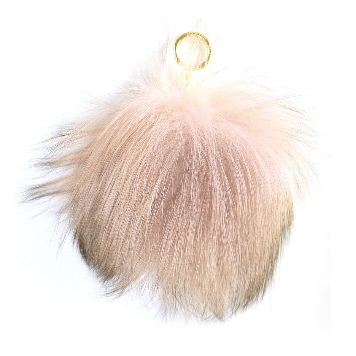 マイケルコース MICHAEL KORS 32F6GKCK3F Soft Pink  フォックスファー キーリング バッグチャーム FUR PON PON