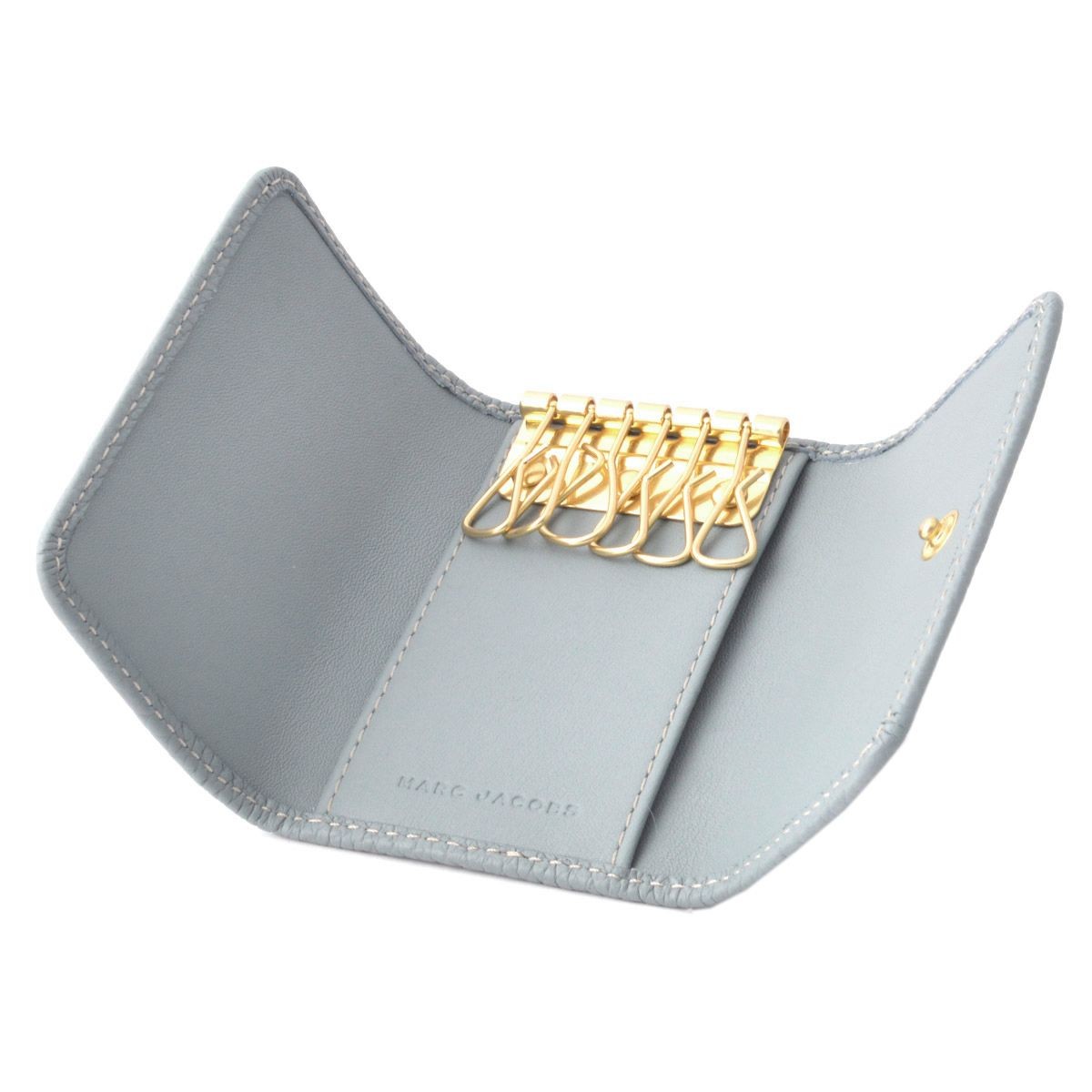 マークジェイコブス MARC JACOBS M0008853-453 Dolphin Blue ゴッサム 6連 キーケース Gotham Key Case
