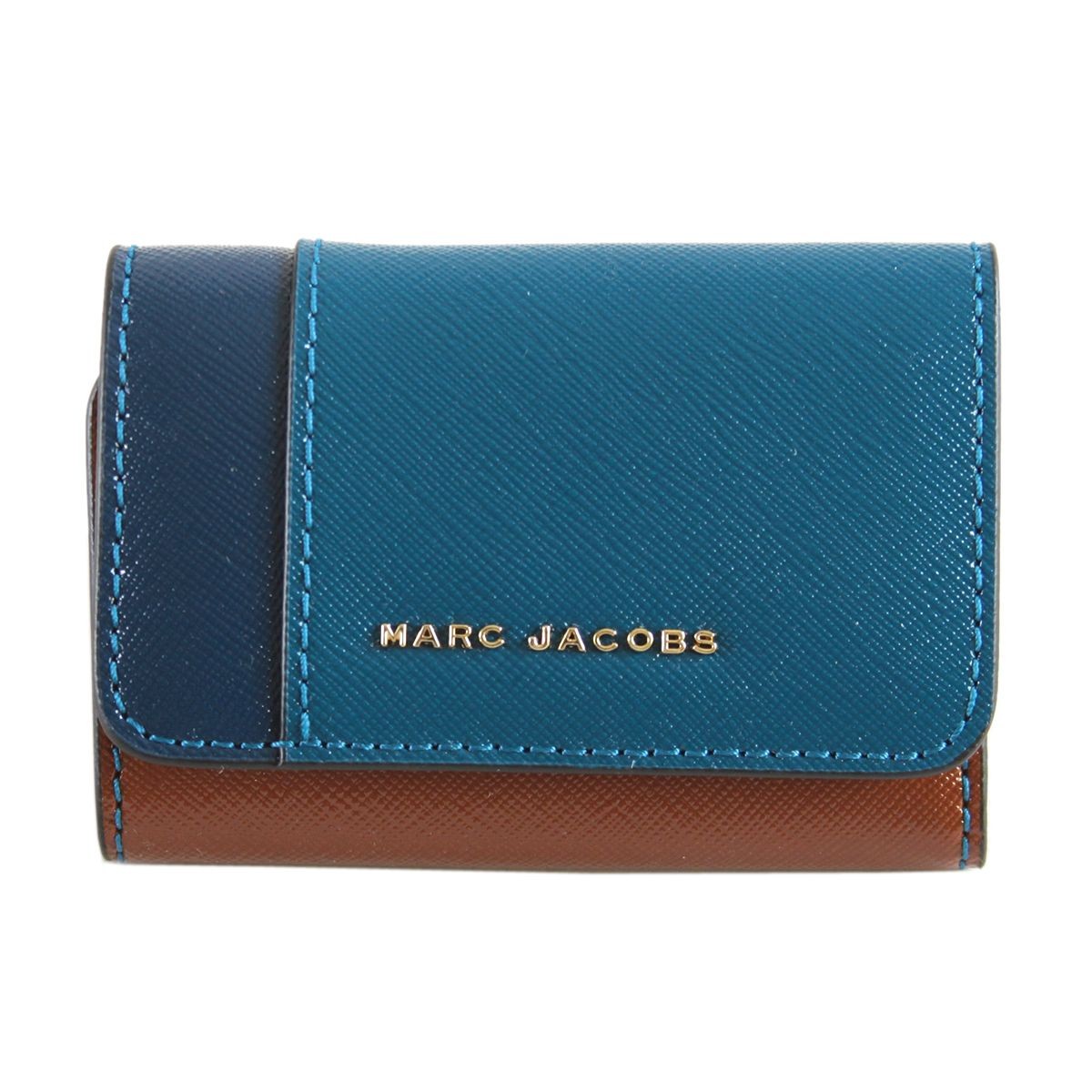 マークジェイコブス MARC JACOBS M0012054-971 Bright Teal Multi 3配色  6連 キーケース Saffiano Key Case