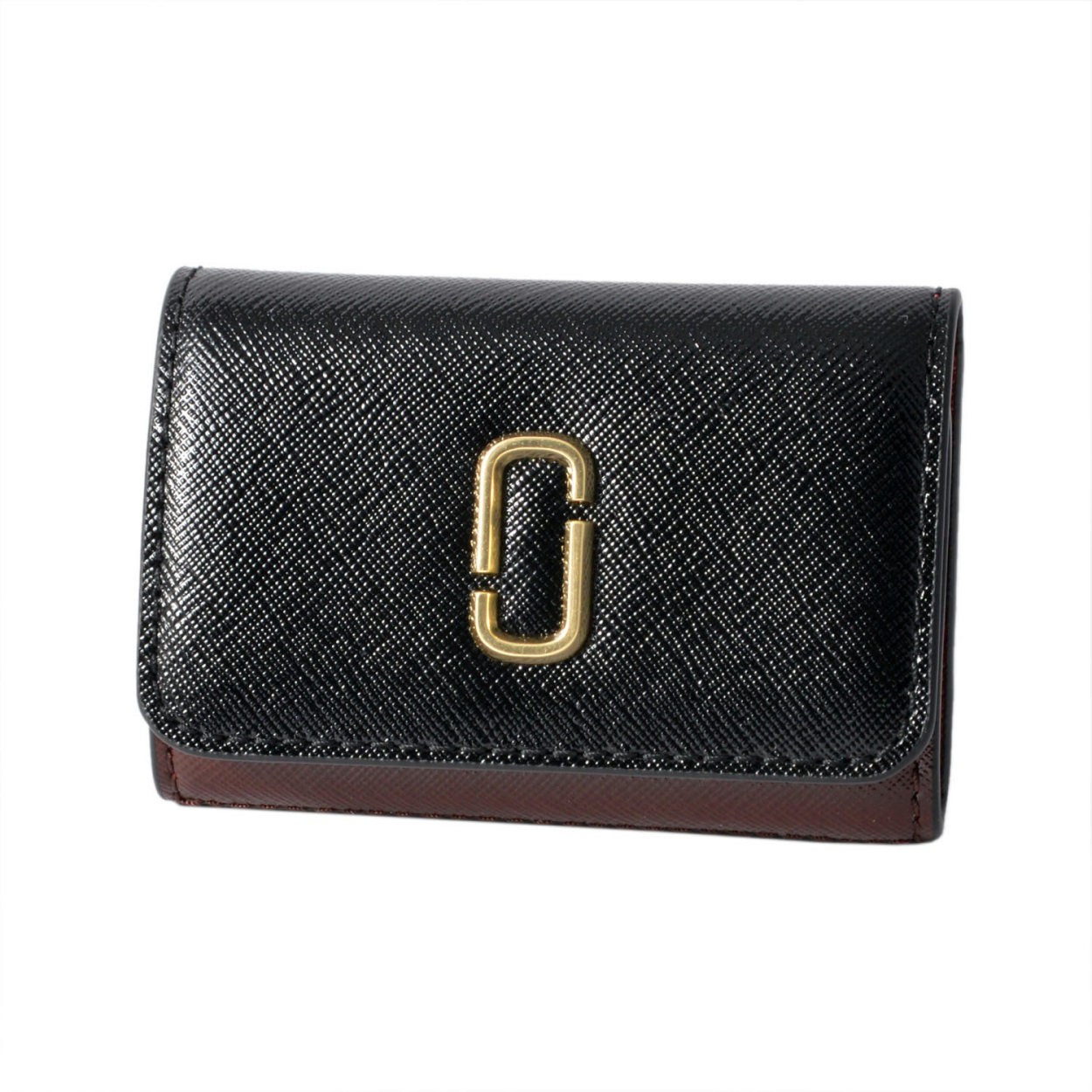 マークジェイコブス MARC JACOBS M0013358-014 Black/Chianti ダブルJロゴ スナップショット カラーブロック 6連 キーケース Snapshot