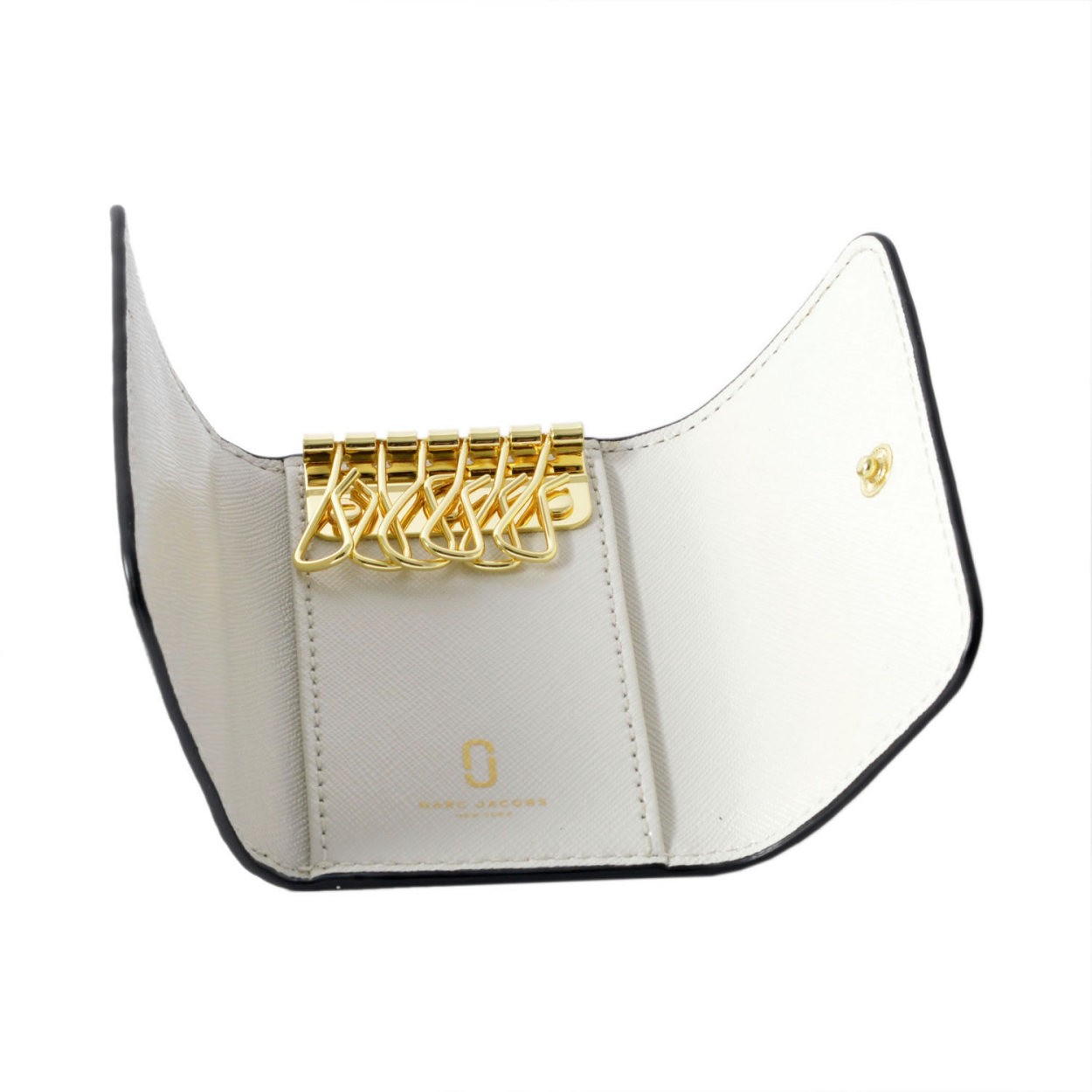 マークジェイコブス MARC JACOBS M0013358-288 Sandcastle Multi ダブルJロゴ スナップショット カラーブロック 6連 キーケース Snapshot