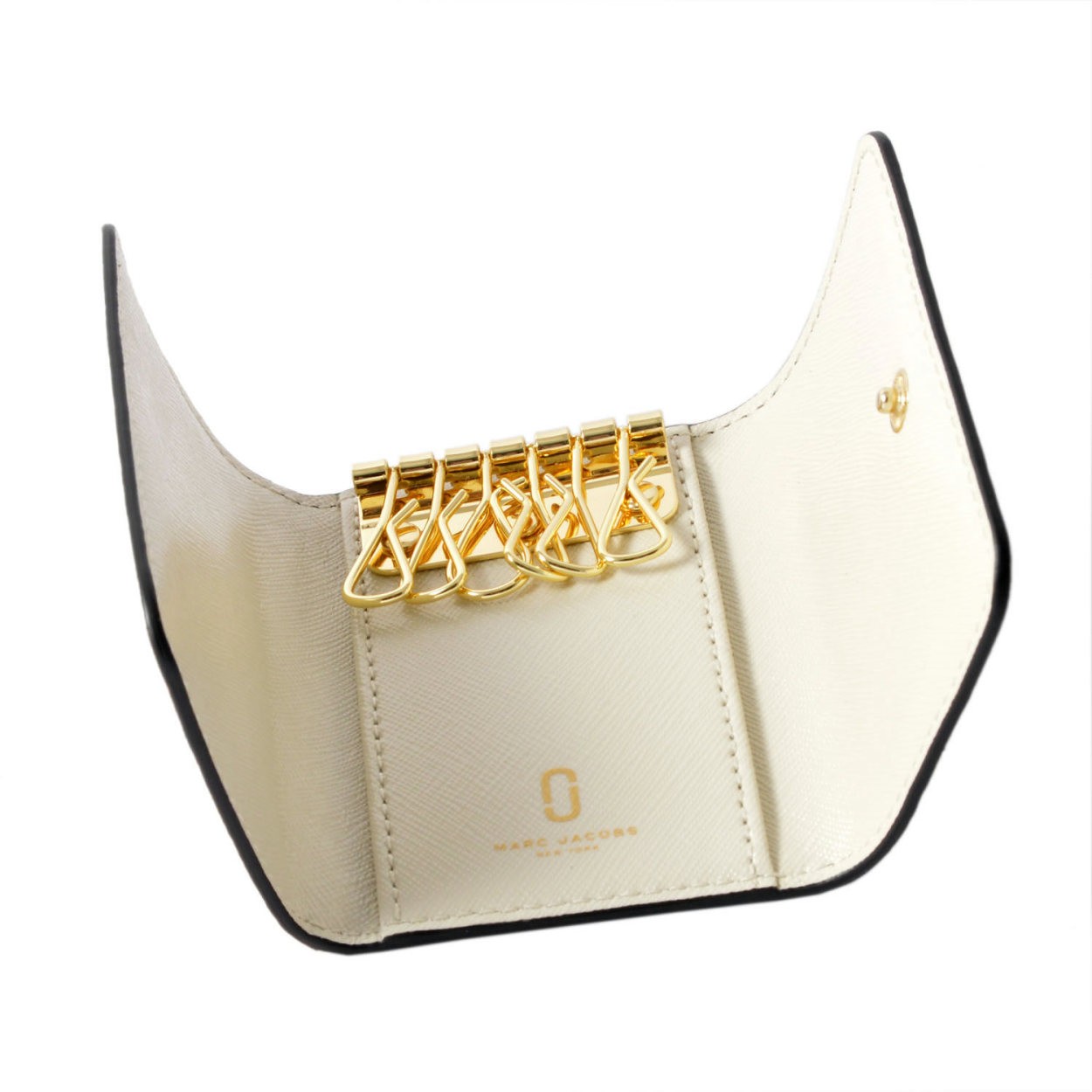 マークジェイコブス MARC JACOBS M0013358-455 Blue Sea Multi ダブルJロゴ スナップショット カラーブロック 6連 キーケース Snapshot