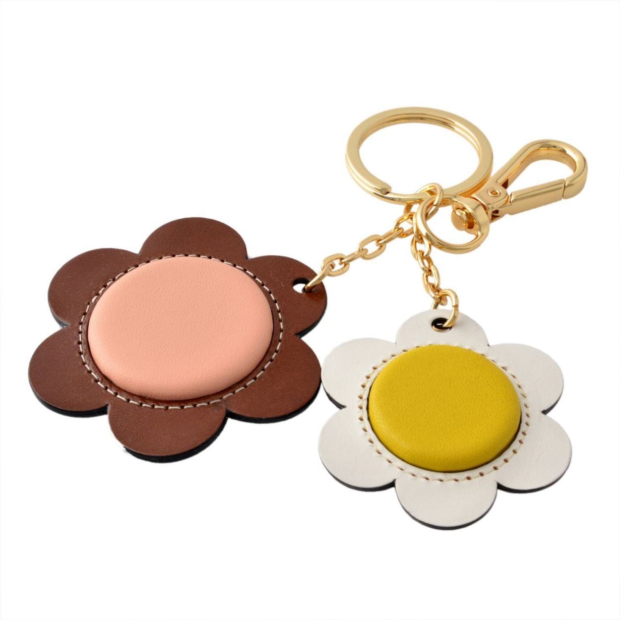 オーラカイリー Orla Kiely 17SBGFL568 Marshmallow キーリング キーホルダー GIANT FROWER Key Ring