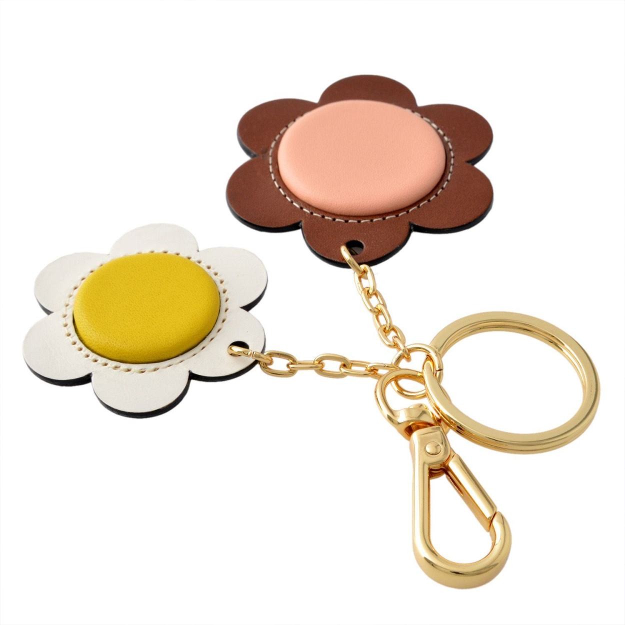 オーラカイリー Orla Kiely 17SBGFL568 Marshmallow キーリング キーホルダー GIANT FROWER Key Ring