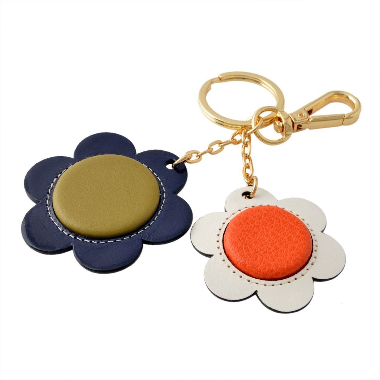 オーラカイリー Orla Kiely 17SBGFL568 Moss キーリング キーホルダー GIANT FROWER Key Ring