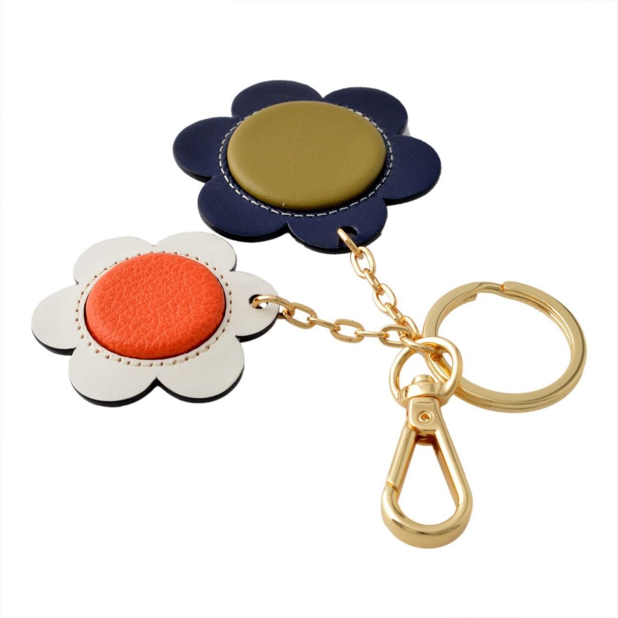 オーラカイリー Orla Kiely 17SBGFL568 Moss キーリング キーホルダー GIANT FROWER Key Ring