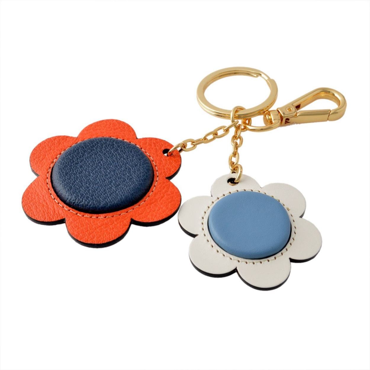 オーラカイリー Orla Kiely 17SBGFL568 Orange キーリング キーホルダー GIANT FROWER Key Ring