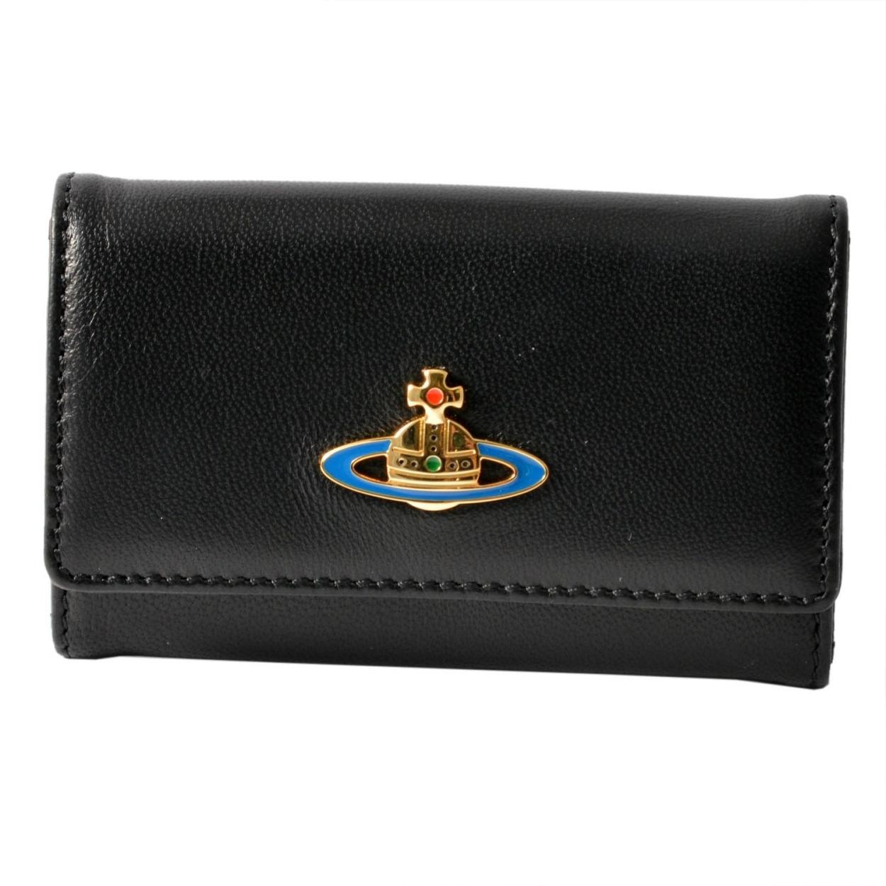 ヴィヴィアン ウエストウッド Vivienne WestWood P.FOGLIO 720V NAPPA BLACK 6連 キーケース