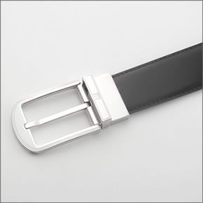 ダンヒル  リバーシブル メンズ レザー ベルト ブラック/ダークブラウン HPT115A42