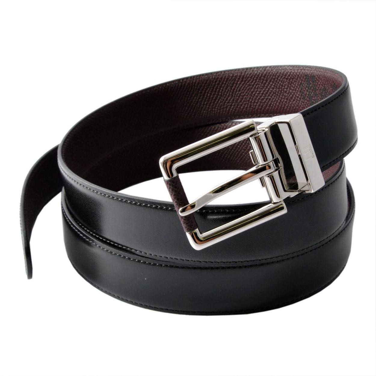 ダンヒル DUNHILL HPV222A リバーシブル メンズ ベルト (カット調節可）