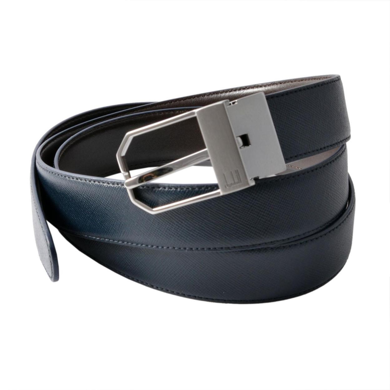 ダンヒル DUNHILL HPV227N リバーシブル メンズ ベルト (カット調節可）