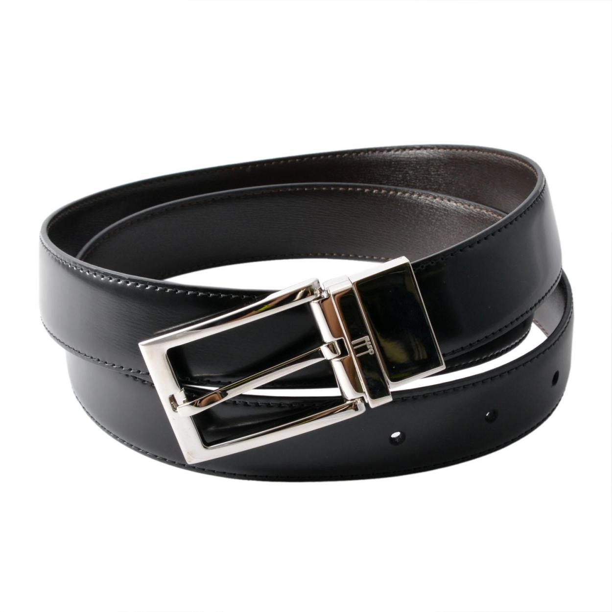 ダンヒル DUNHILL HPW700A リバーシブル メンズ ベルト (カット調節可）