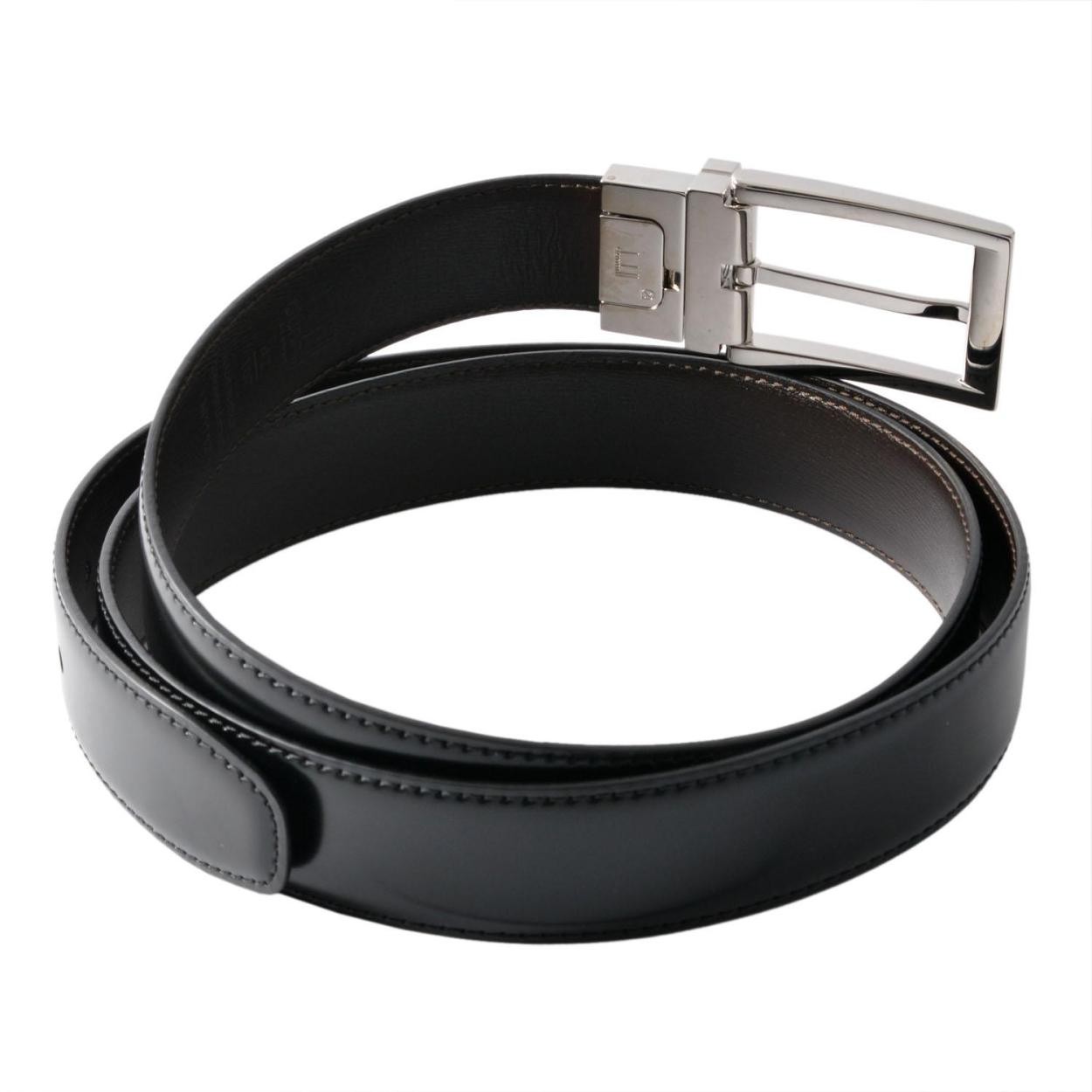 ダンヒル DUNHILL HPW700A リバーシブル メンズ ベルト (カット調節可）