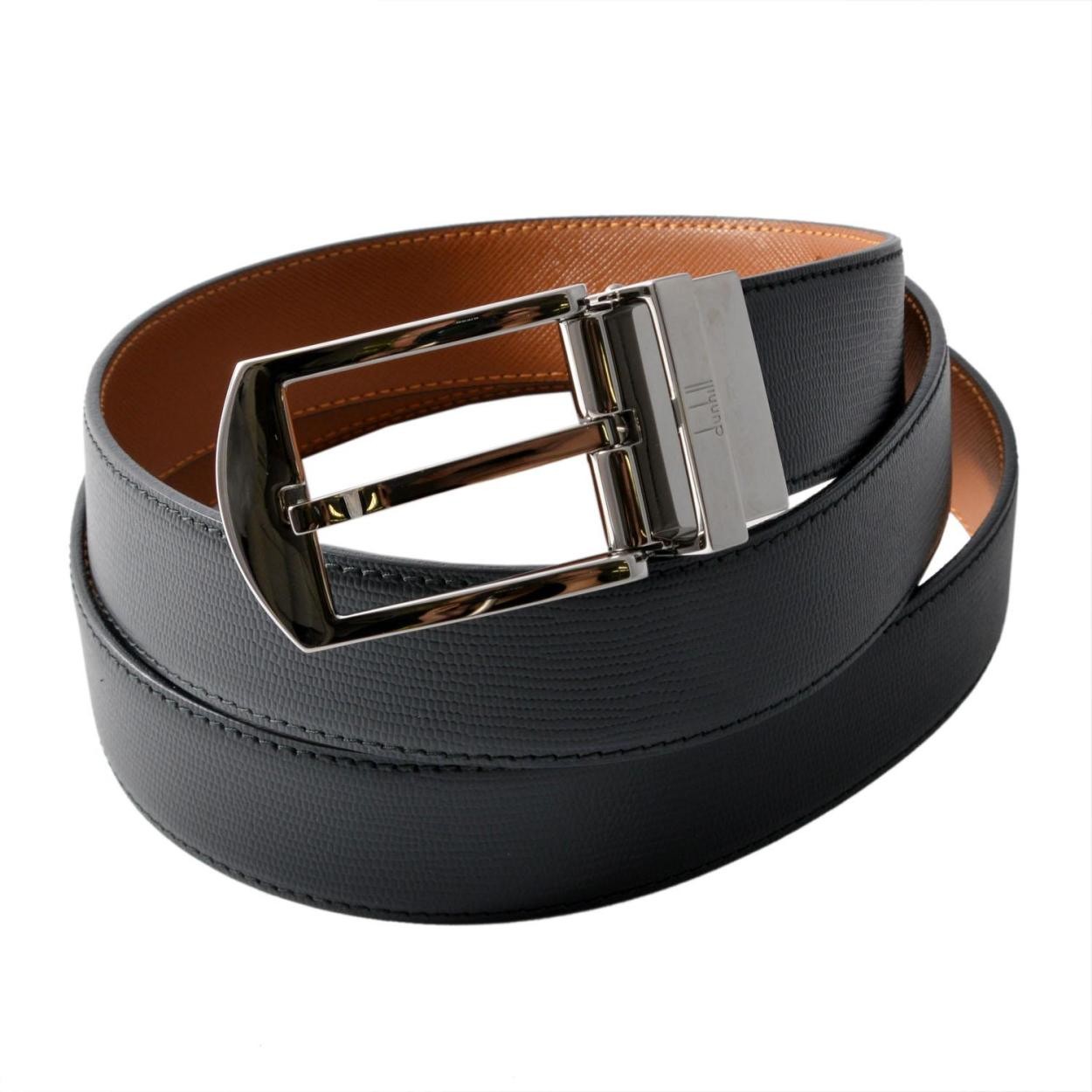 ダンヒル DUNHILL HPC760A リバーシブル メンズ ベルト (カット調節可）