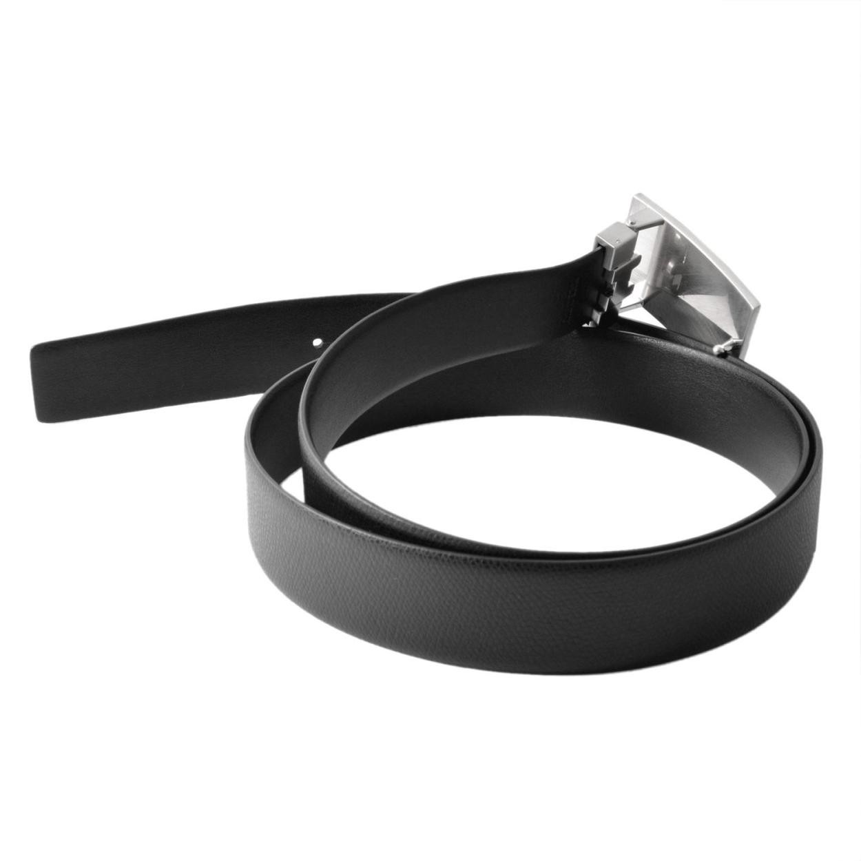 エンポリオアルマーニ EMPORIO ARMANI Y4S098 YKL1E 88001 イーグルロゴバックル メンズ ベルト リバーシブル (カット調節可）