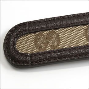 グッチ オリジナルGG インターロッキングGバックル レディースベルト ベージュ×ブラウン 114874 F40IR 9643