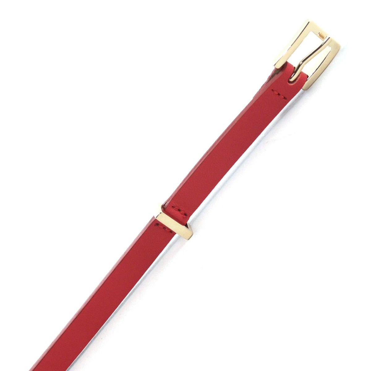 メゾンボワネ Maison Boinet 90989G-79-146-80 Gooseberry  レザー ベルト 9mm 牛革 細ベルト