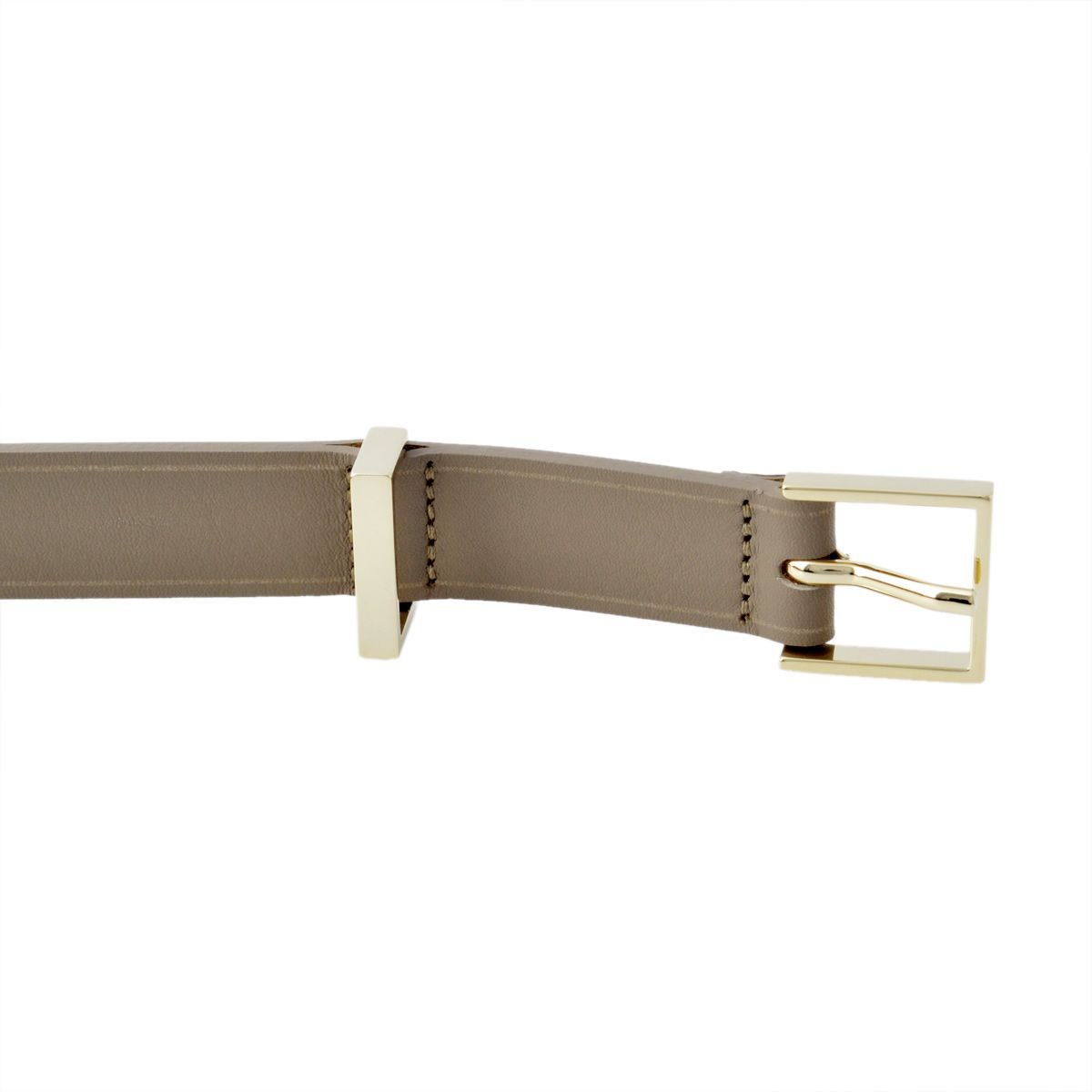 メゾンボワネ Maison Boinet 91324G-79-77-80 Gabardine レザー ベルト 20mm 牛革 ベルト