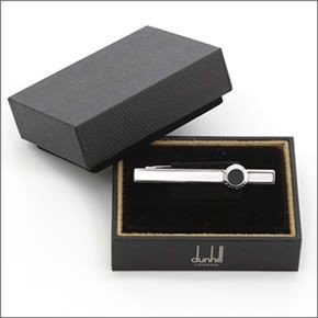 ダンヒル TIE BAR タイバー メンズ ネクタイピン シルバー/オニキス JSB8101H