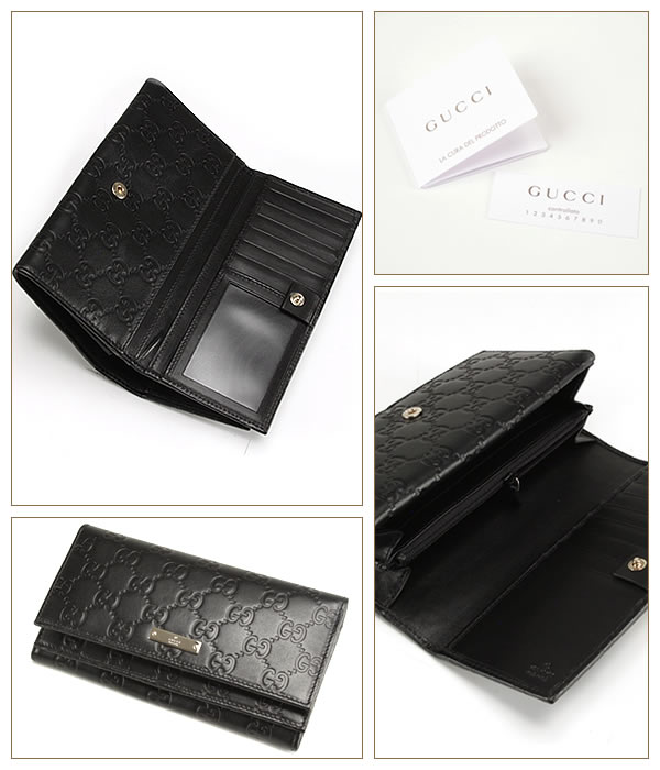【GUCCI】グッチダブルフラップ長財布 131888 A0V1G 1000