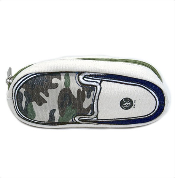 アネロ  ZH-E0212-CAMO スニーカー型 ペンケース コスメポーチ マルチ小物入れ