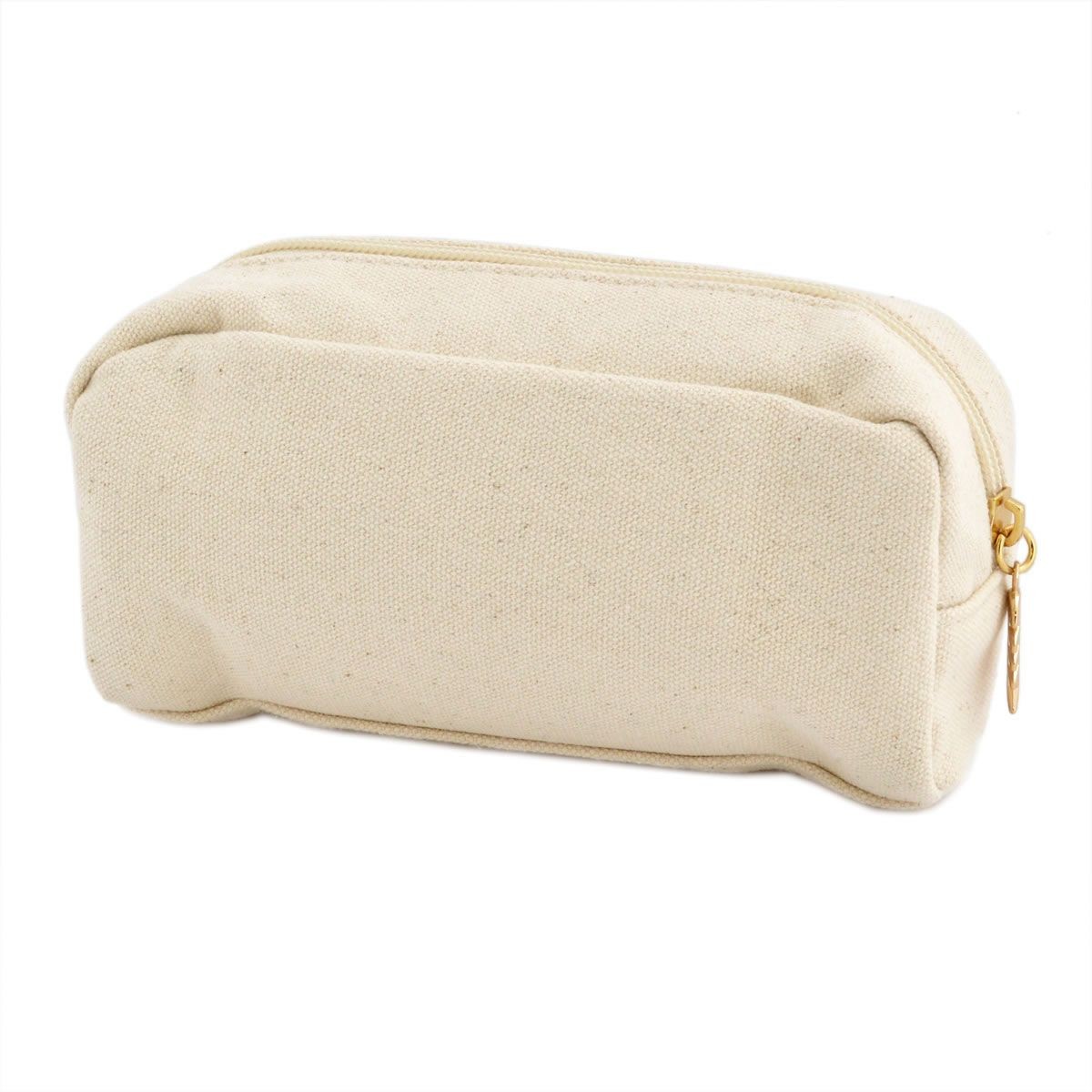 アネロ anello  ZP-0439-IV CAT・DOT☆ねこどっとシリーズ☆ 魚の骨チャーム付♪もこもこサガラ刺繍＆ロゴプリント コスメポーチ