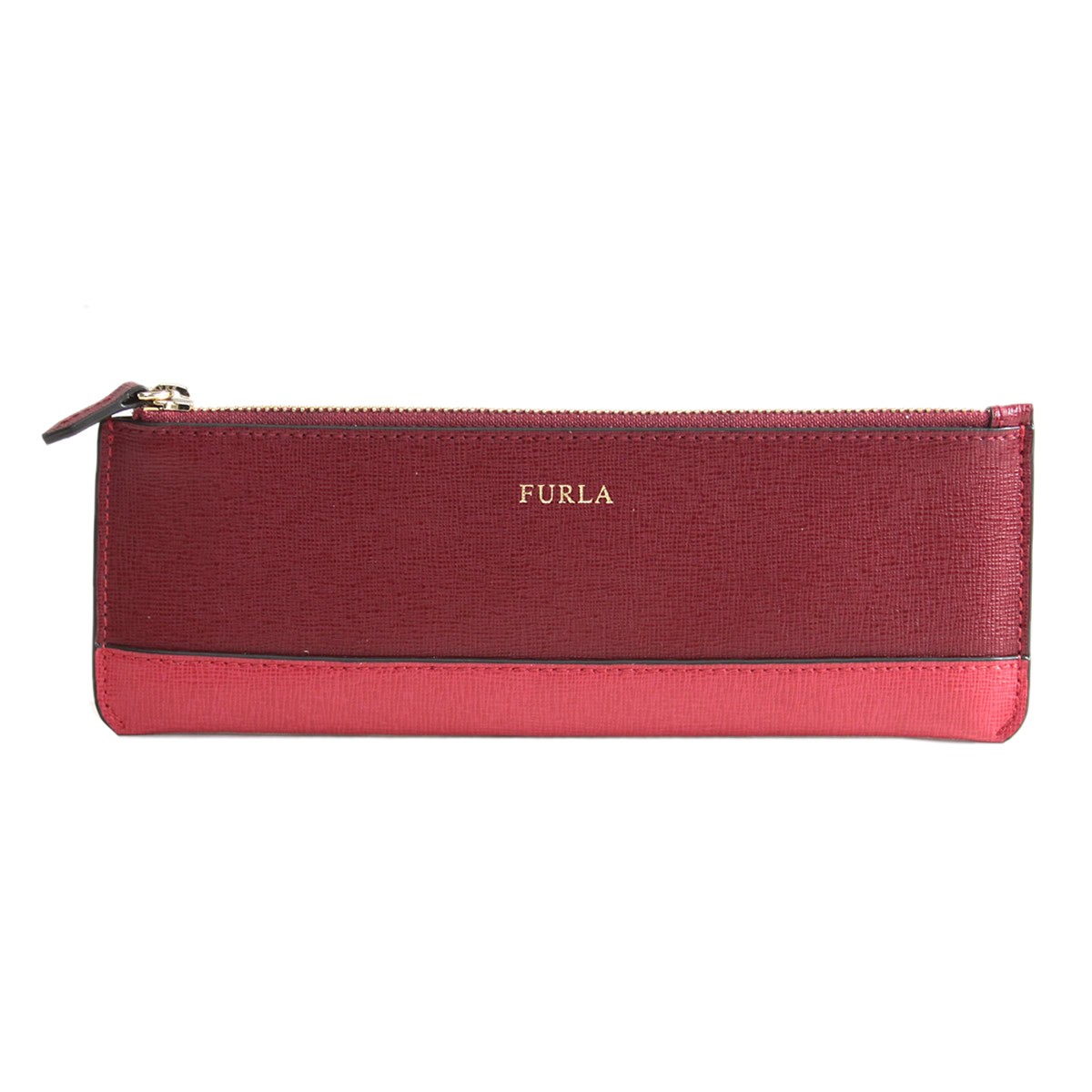 フルラ FURLA 921945 CILIEGIA+RUBY EP69 B30 バビロン カラーブロック ペンケース BABYLON XL PENCASE