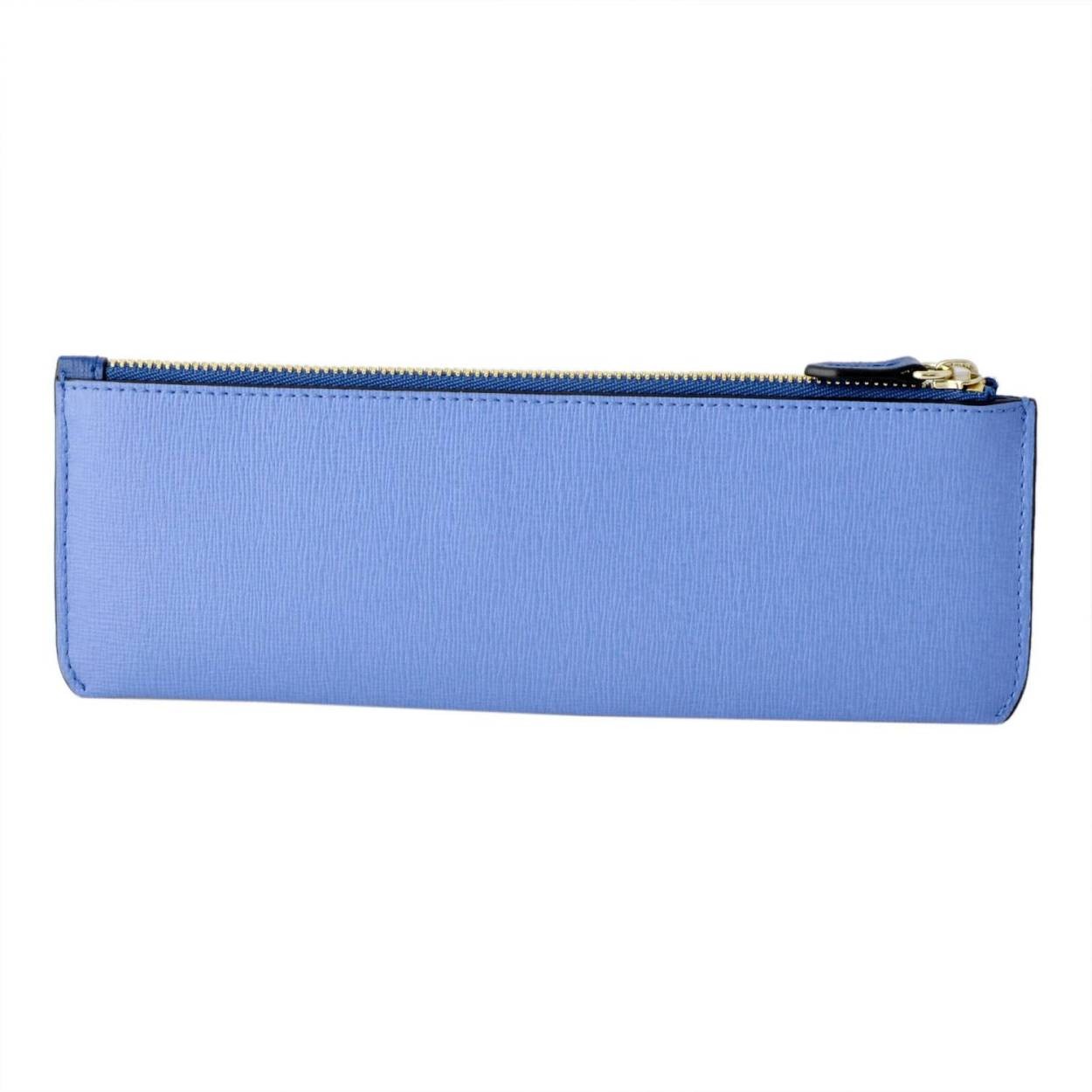 フルラ FURLA 942941 BLU PAVONE+CELESTE EP69 B30 バビロン カラーブロック ペンケース BABYLON XL PENCASE